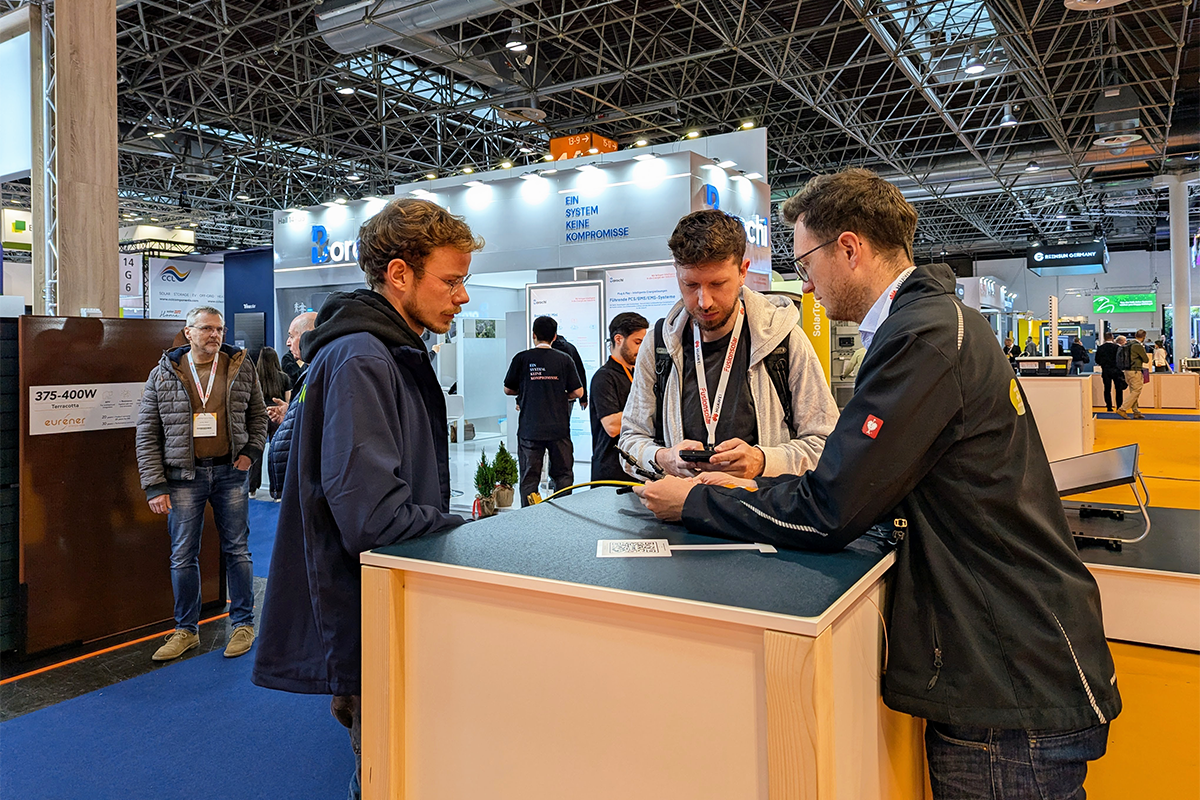 Das heimWatt-Team auf der Solar Solutions 2025 in Düsseldorf