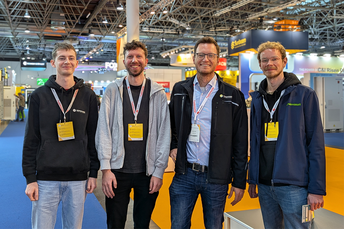 Das heimWatt-Team auf der Solar Solutions 2025 in Düsseldorf